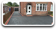 House Tarmac Driveway with paved edging