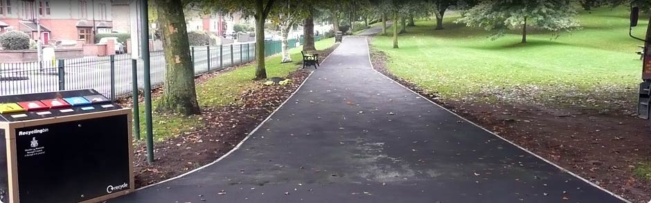 Park tarmac pathway example